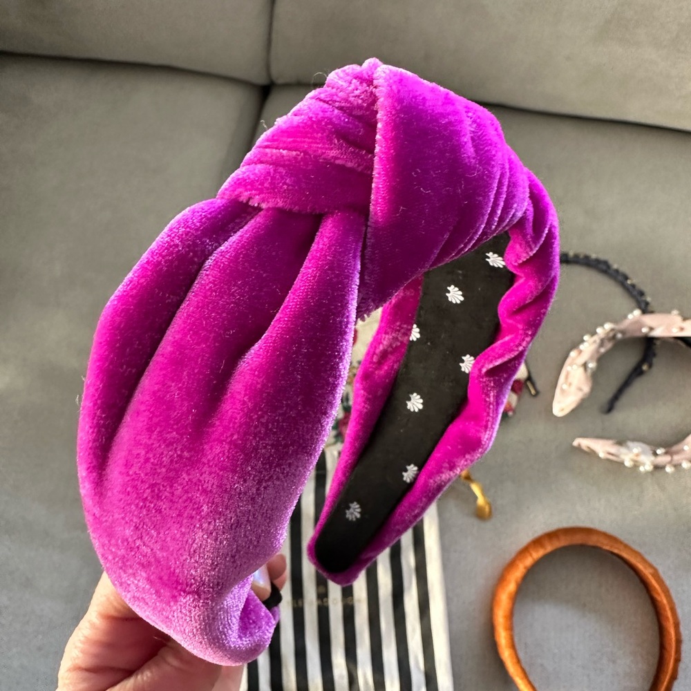 Lele Sadoughi Velvet Headband